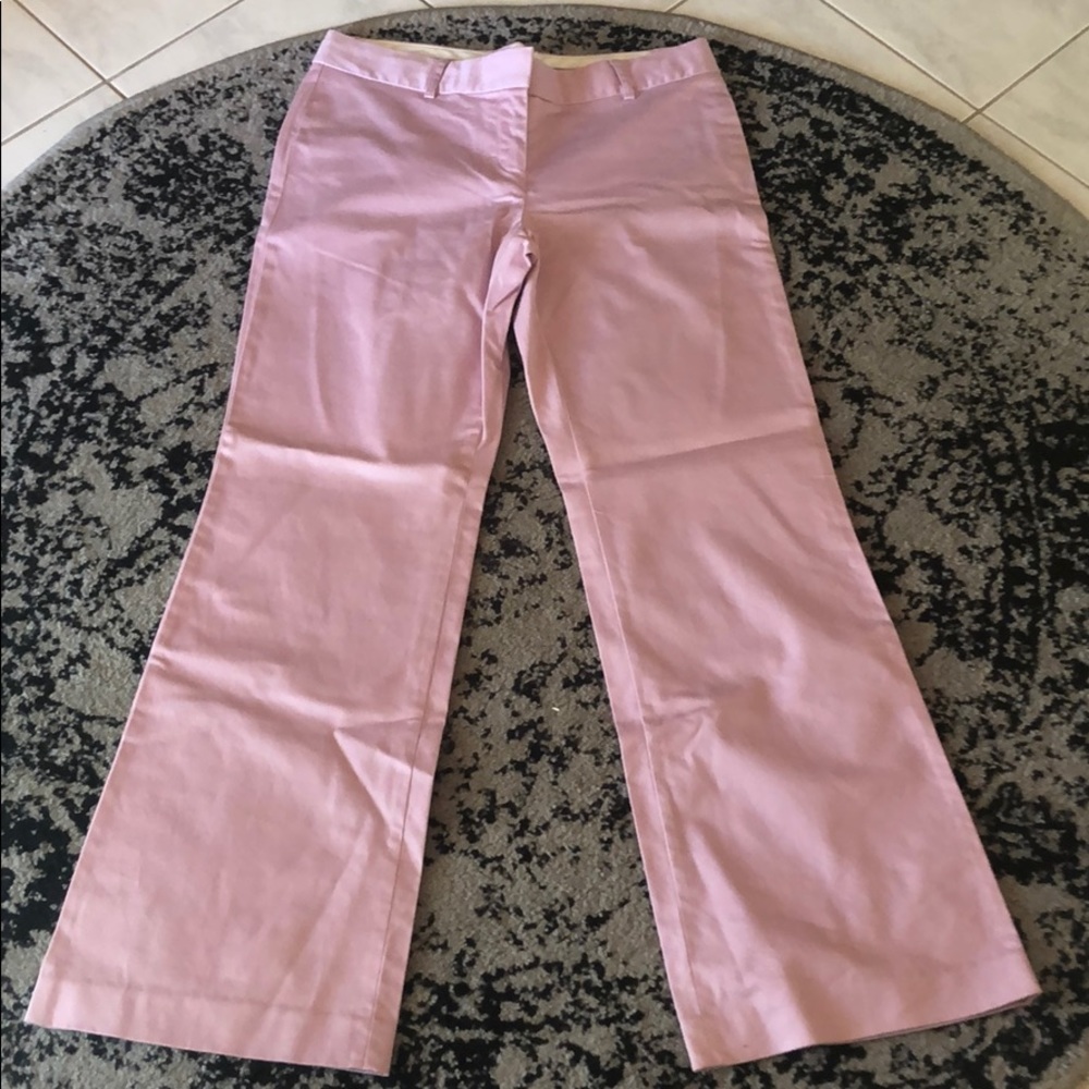 Lilac boot cut pants